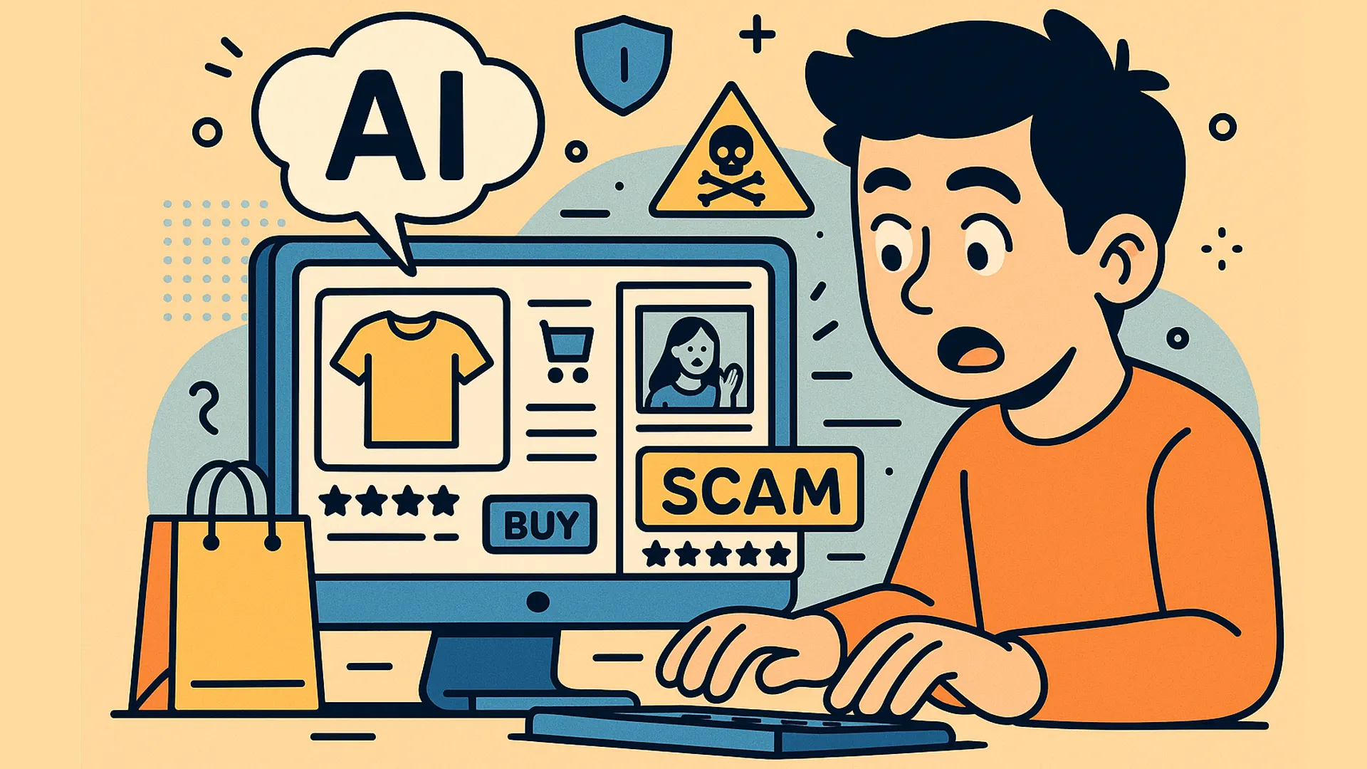 Como a IA Está Impulsionando uma Nova Onda de Golpes em Compras Online (E o Que Você Pode Fazer a Respeito)