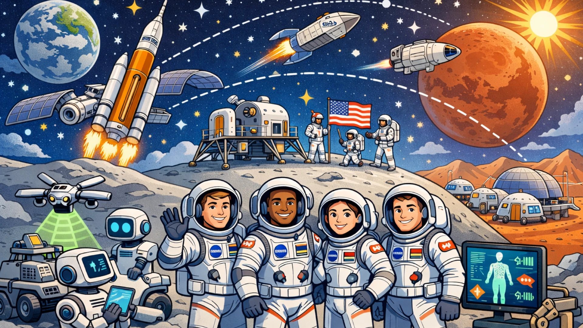 O Programa Artemis da NASA e o Papel da Inteligência Artificial na Próxima Era Espacial