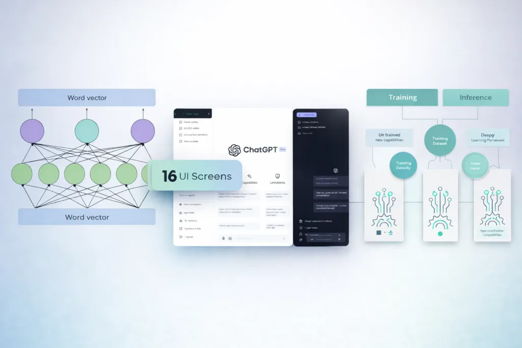 AI and machine learning elements diagram